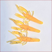 Geru • Flusskrebs Gummiköder, orange-gelb