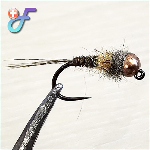 Fischereggä • Pheasant Tail Nymphe orange