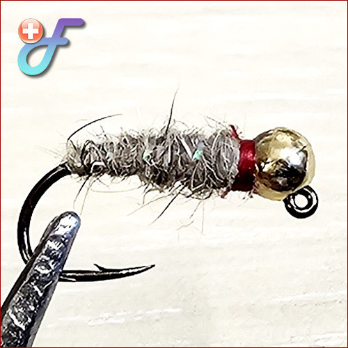 Fischereggä • Jig Holographic Larve, Grau