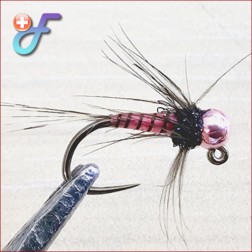 Fischereggä • Jig Pink Quill Nymphe