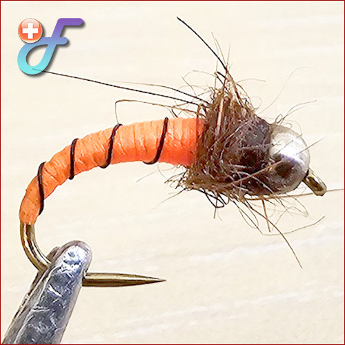 Fischereggä • Silberkopf Nymphe, Dunkelorange
