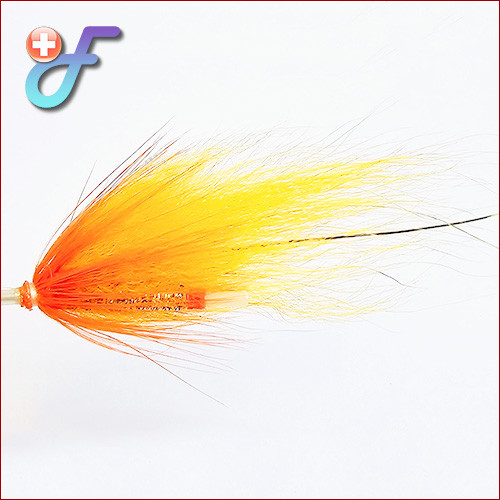 Fischereggä • Lachsfliege, Orange-Honiggelb