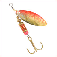 Mikado • Stream Silber Spinner, Gr.4, Holographic Gold