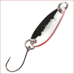 Mikado • Mini Spoon Blinker, dunkelrot-silber