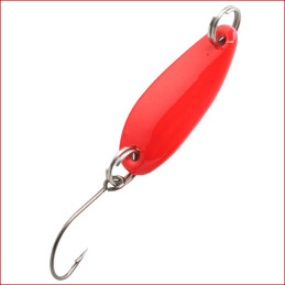 Mikado • Mini Spoon Blinker, dunkelrot-silber