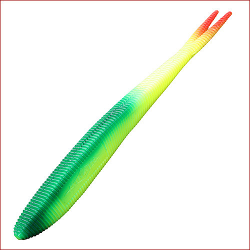 Mikado • Saira Gummiköder, 14cm, neon grün