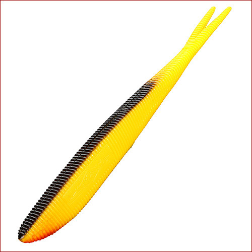 Mikado • Saira Gummiköder, 17cm, gelb-rot