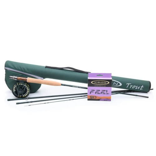 VISION • Trout Outfit, 5 9ft Rutenset