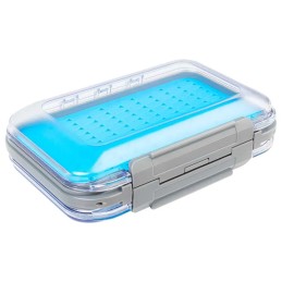 Fischereggä • Fliegenbox medium, Doppelseitig blau