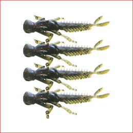 Mikra • Aqua Larva, 5 cm, gesalzen, mit Duftstoff, 5 Stk.