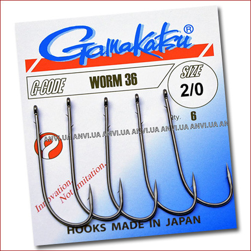 Gamakatsu • G-Code Worm 36, Wurmhaken