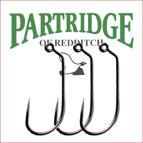 Partridge • Fliegenhaken A, mit Widerhaken