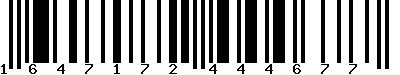 EAN-13 : 1647172444677