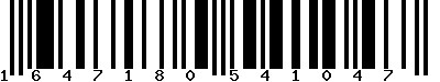 EAN-13 : 1647180541047 EAN-13 : 1647180541047