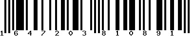 EAN-13 : 1647203810891