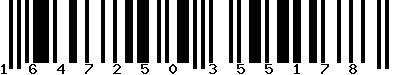 EAN-13 : 1647250355178 EAN-13 : 1647250355178