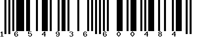EAN-13 : 1654936600484