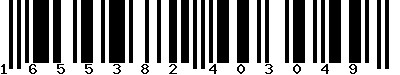 EAN-13 : 1655382403049 EAN-13 : 1655382403049