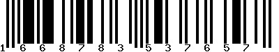 EAN-13 : 1668783537657