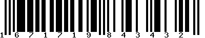 EAN-13 : 1671719843432 EAN-13 : 1671719843432