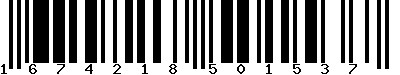 EAN-13 : 1674218501537 EAN-13 : 1674218501537