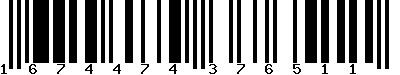 EAN-13 : 1674474376511 EAN-13 : 1674474376511