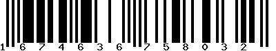 EAN-13 : 1674636758032