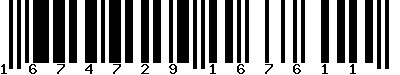 EAN-13 : 1674729167611