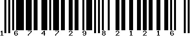 EAN-13 : 1674729821216