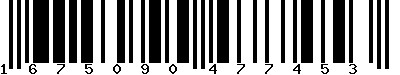 EAN-13 : 1675090477453 EAN-13 : 1675090477453