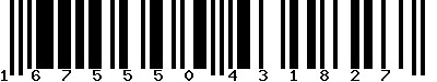 EAN-13 : 1675550431827 EAN-13 : 1675550431827