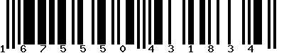 EAN-13 : 1675550431834 EAN-13 : 1675550431834