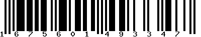 EAN-13 : 1675601493347 EAN-13 : 1675601493347