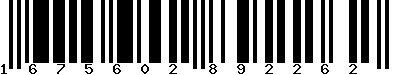 EAN-13 : 1675602892262