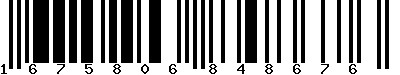 EAN-13 : 1675806848676 EAN-13 : 1675806848676