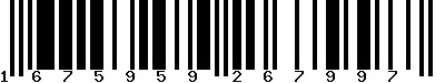 EAN-13 : 1675959267997