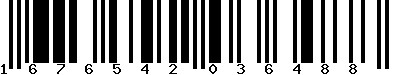 EAN-13 : 1676542036488
