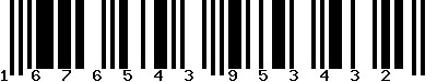 EAN-13 : 1676543953432 EAN-13 : 1676543953432