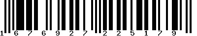 EAN-13 : 1676927225179