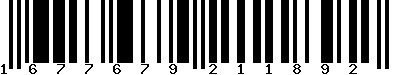 EAN-13 : 1677679211892 EAN-13 : 1677679211892