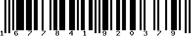 EAN-13 : 1677841920379 EAN-13 : 1677841920379