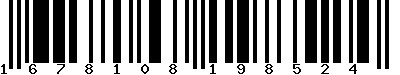 EAN-13 : 1678108198524
