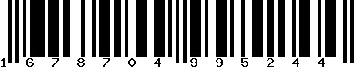 EAN-13 : 1678704995244 EAN-13 : 1678704995244