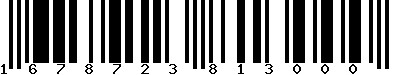 EAN-13 : 1678723813000