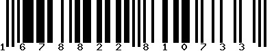 EAN-13 : 1678822810733 EAN-13 : 1678822810733
