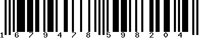EAN-13 : 1679478598204