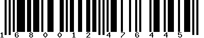 EAN-13 : 1680012476445 EAN-13 : 1680012476445