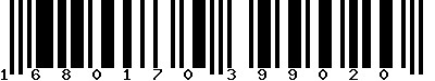 EAN-13 : 1680170399020