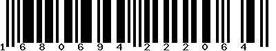 EAN-13 : 1680694222064 EAN-13 : 1680694222064