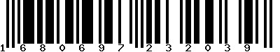 EAN-13 : 1680697232039